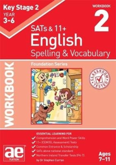 Book cover of: KS2 Spelling & Vocabulary Workbook 2