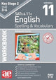 Book cover of: KS2 Spelling & Vocabulary Workbook 11