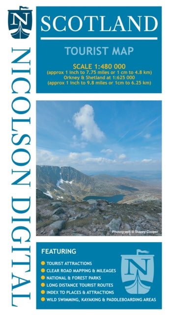 Book cover of: Nicolson Scotland Tourist Map