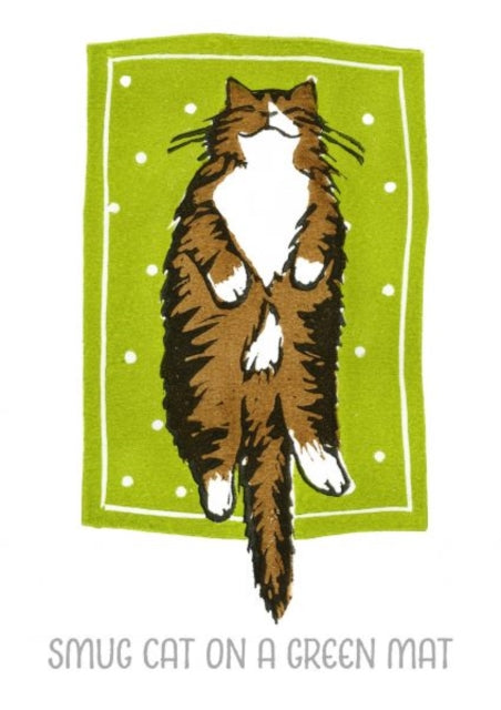 Book cover of: Jo Cox Poster: Smug Cat on a Green Mat