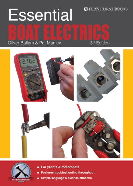 Book cover of: Essential Boat Electrics. By: Pat Manley