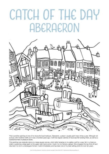 Book cover of: Helen Elliott Poster: Catch of the Day Aberaeron