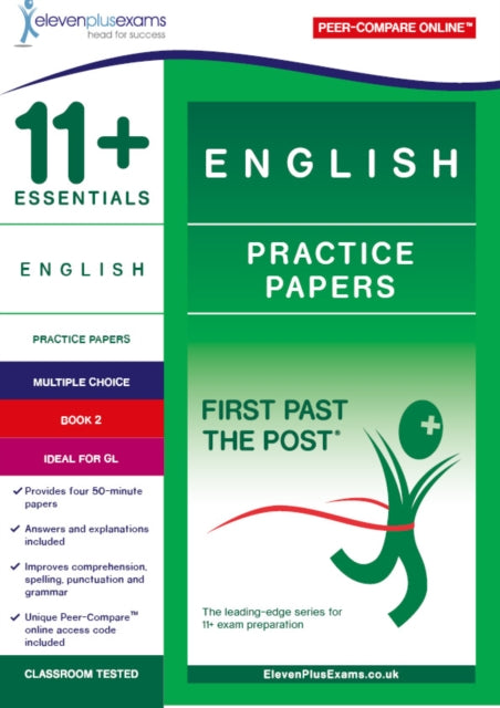 Book cover of: 11+ Essentials English Practice Papers Book 2