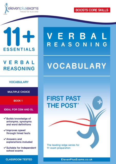 Book cover of: 11+ Essentials Verbal Reasoning: Vocabulary Book 1