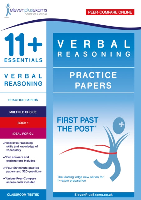 Book cover of: 11+ Essentials Verbal Reasoning Practice Papers Book 1