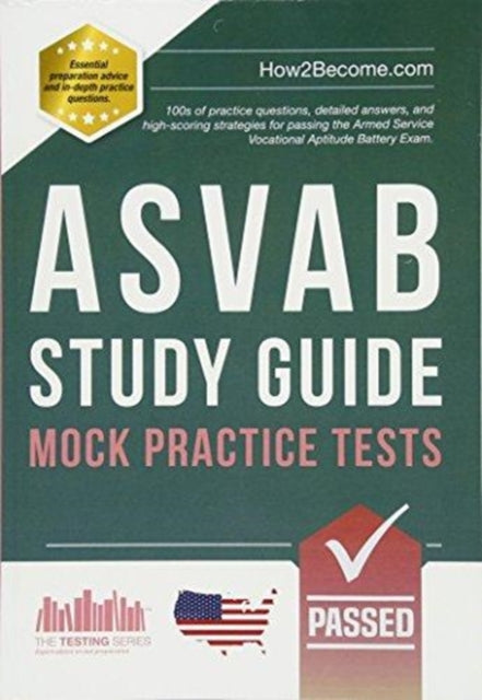 Book cover of: ASVAB Study Guide: Mock Practice Tests