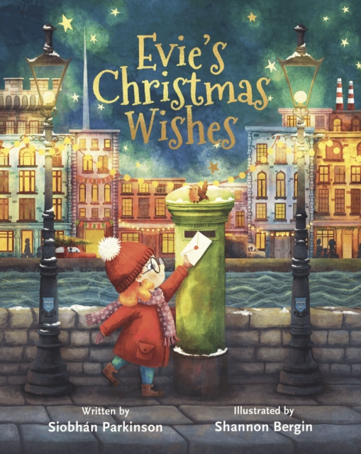 Book cover of: Evie's Christmas Wishes. By: Siobhán Parkinson