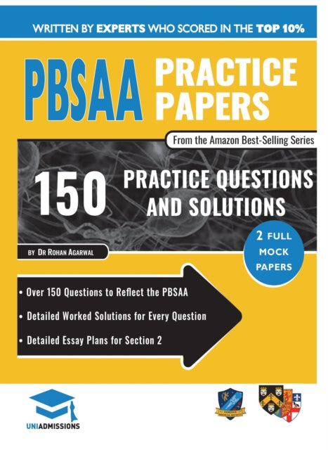 Book cover of: PBSAA Practice Papers. By: Dr Rohan Aarwal