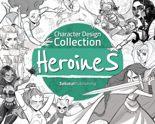 Book cover of: Character Design Collection: Heroines. By: 3dtotal 3dtotal Publishing