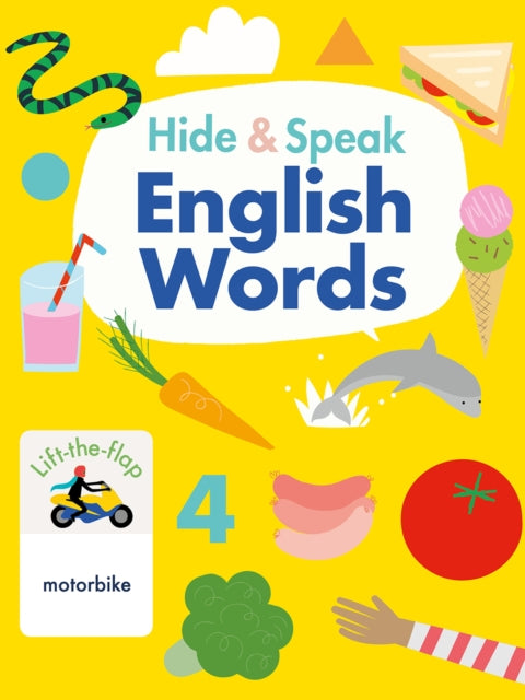 Book cover of: Hide & Speak English Words. By: Rudi Haig