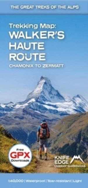 Book cover of: Walker's Haute Route: Chamonix to Zermatt. By: Andrew Mccluggage