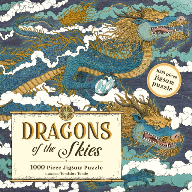 Book cover of: Dragons of the Skies: 1000 piece jigsaw puzzle