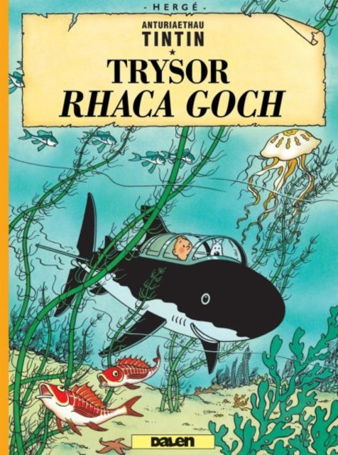 Book cover of: Cyfres Anturiaethau Tintin: Trysor Rhaca Goch. By: Hergé