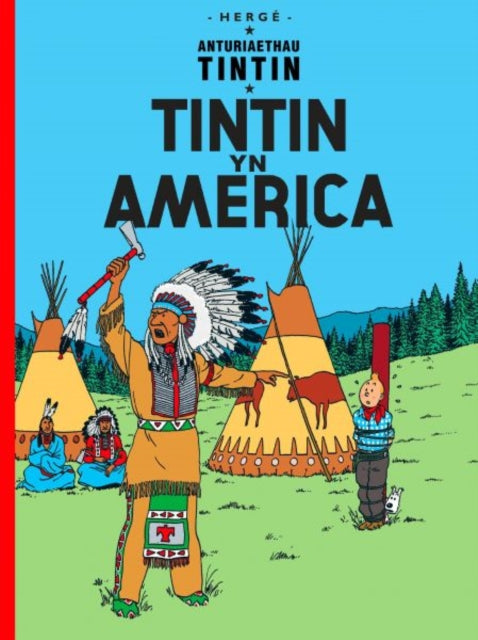 Book cover of: Tintin yn America. By: Hergé