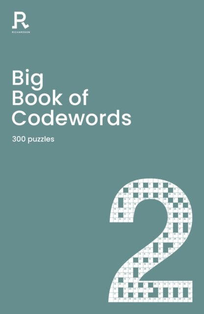 Book cover of: Big Book of Codewords Book 2. By: Richardson Puzzles Richardson Puzzles and Games