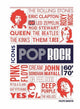 Book cover of: Pop Rock Icons. By: Philippe Margotin