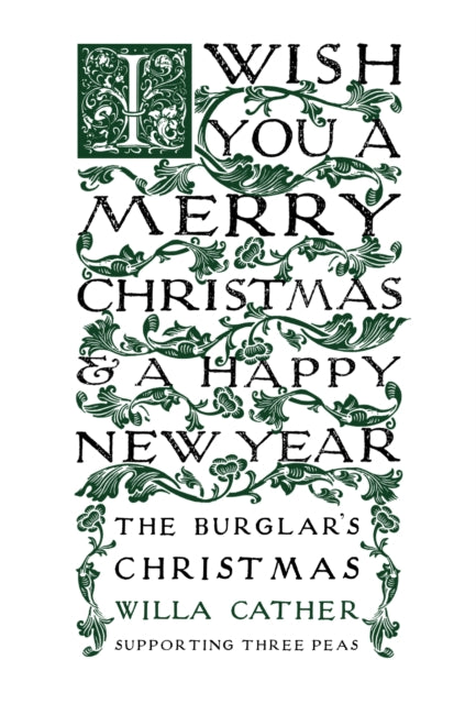 Burglar's Christmas 9781913724375 Willa Cather