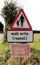 Book cover of: walk write (repeat)