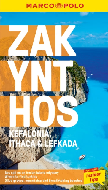 Book cover of: Zakynthos and Kefalonia Marco Polo Pocket Travel Guide - with pull out map. By: Marco Polo