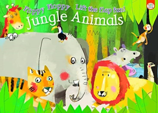 Book cover of: Flippy Floppy Jungle Animals. By: iSeek iSeek Ltd