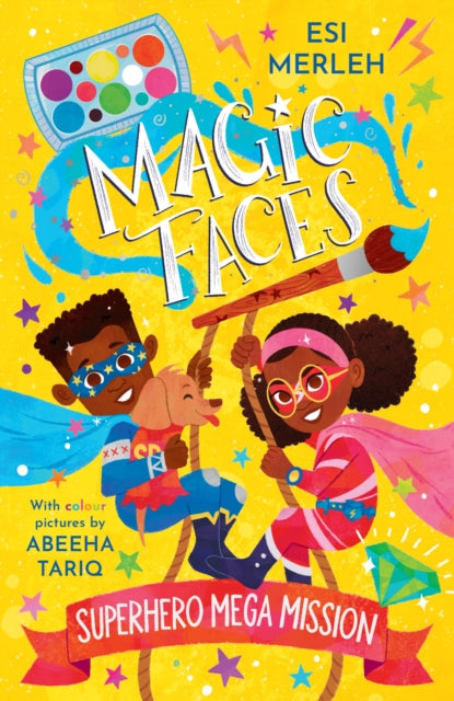 Book cover of: Superhero Mega Mission. By: Esi Merleh