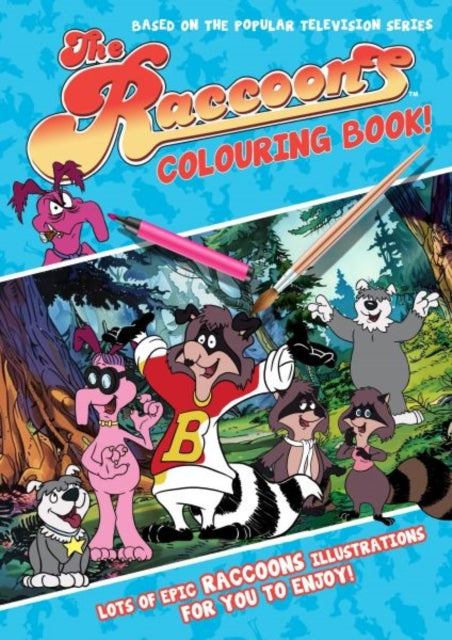 Book cover of: Raccoons Colouring Book