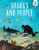 Book cover of: SHARKS AND PEOPLE. By: Annabel Griffin