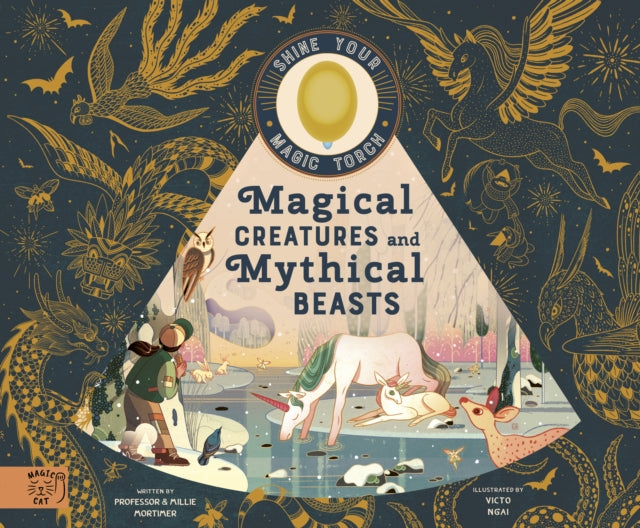 Magical Creatures and Mythical Beasts, Includes magic torch which illuminates more than 30 magical beasts 9781916180574 Professor Mortimer