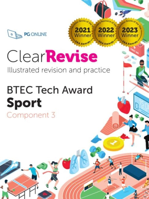 Book cover of: ClearRevise BTEC Level 1/2 Tech Award Sport: Component 3