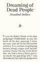 Dreaming of Dead People 9781916751316 Rosalind Belben