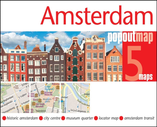Book cover of: Amsterdam PopOut Map - pocket size, pop up map of Amsterdam city centre