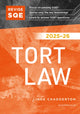 Book cover of: Revise SQE Tort Law 2025/26