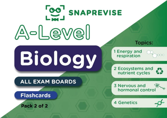 Book cover of: A-Level Biology Flashcards Pack 2