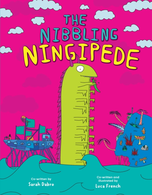 Book cover of: Nibbling Ningipede. By: Sarah Dabro