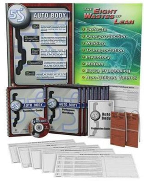 Book cover of: 5S Auto Body Training Package. By: Enna