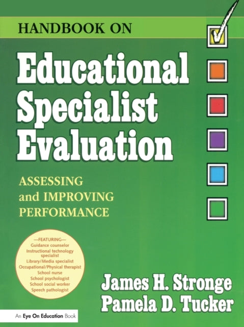 Book cover of: Handbook on Educational Specialist Evaluation. By: James H. Stronge