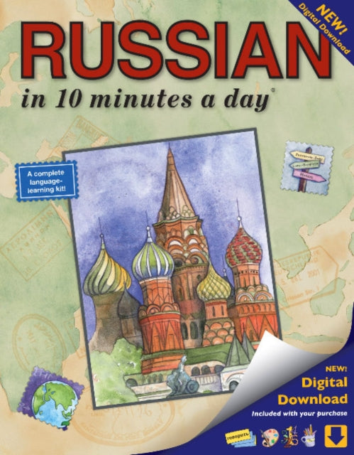 Book cover of: RUSSIAN in 10 minutes a day. By: Kristine K. Kershul