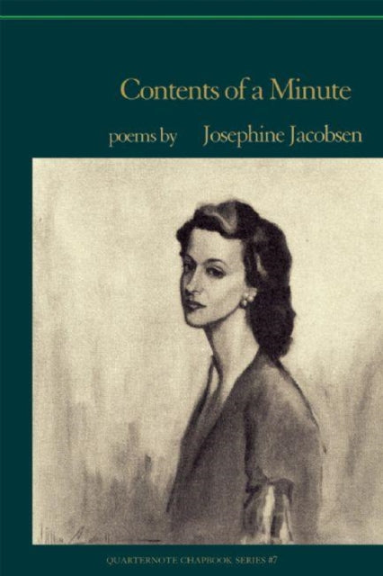 Book cover of: Contents of A Minute. By: Josephine Jacobsen