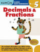 Book cover of: Kumon Grade 5 Decimals & Fractions