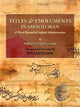 Book cover of: Titles & Emoluments in Safavid Iran. By: ʻAlī Naqī Naṣīrī