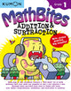 Book cover of: Kumon Math Bites: Grade 1 Addition & Subtraction. By: Kumon Publishing North America