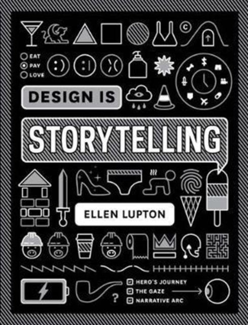 Book cover of: Design is Storytelling. By: Ellen Lupton