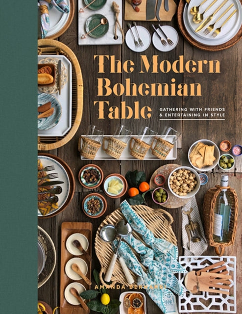 Book cover of: Modern Bohemian Table. By: Amanda Bernardi