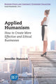 Book cover of: Applied Humanism. By: Jennifer Hancock