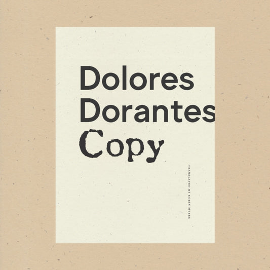 Book cover of: Copy. By: Dolores Dorantes