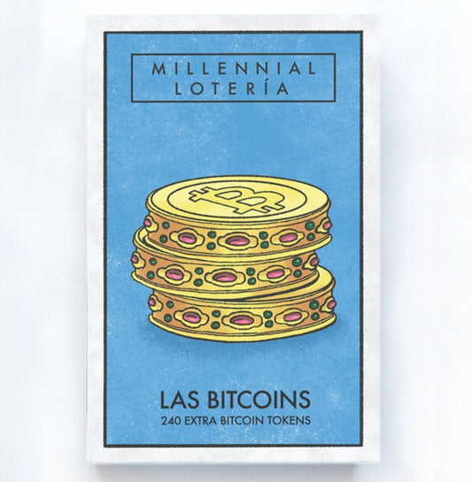 Book cover of: Millennial Loteria: Las Bitcoins. By: Blue Star PRESS