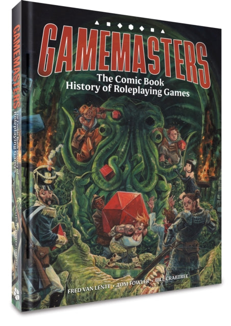 Book cover of: Gamemasters: The Comic Book History of Roleplaying Games