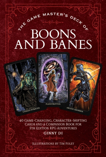 Book cover of: Game Master's Deck of Boons and Banes. By: Ginny Di