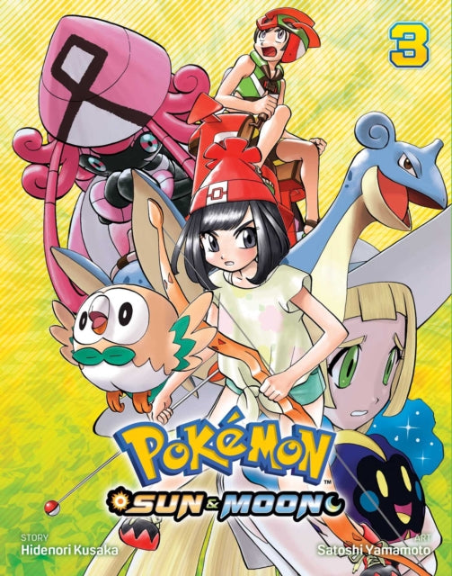 Book cover of: Pokemon: Sun & Moon, Vol. 3. By: 日下秀憲 [Hidenori Kusaka]