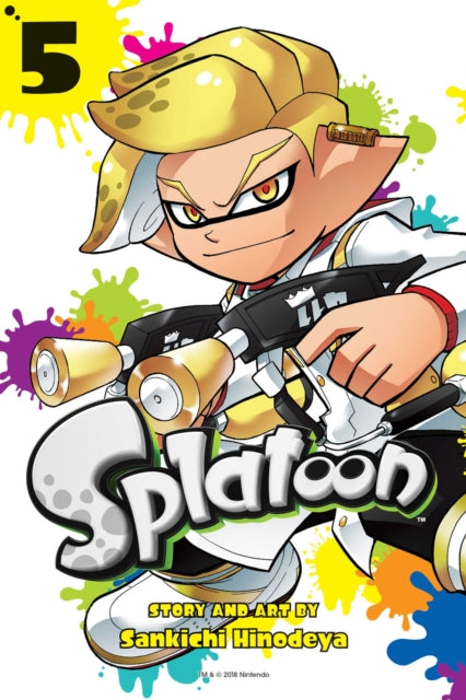 Book cover of: Splatoon, Vol. 5. By: Sankichi Hinodeya